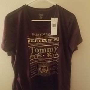 NWT Tommy Hilfiger Women's Size  XL Purple T-Shirt